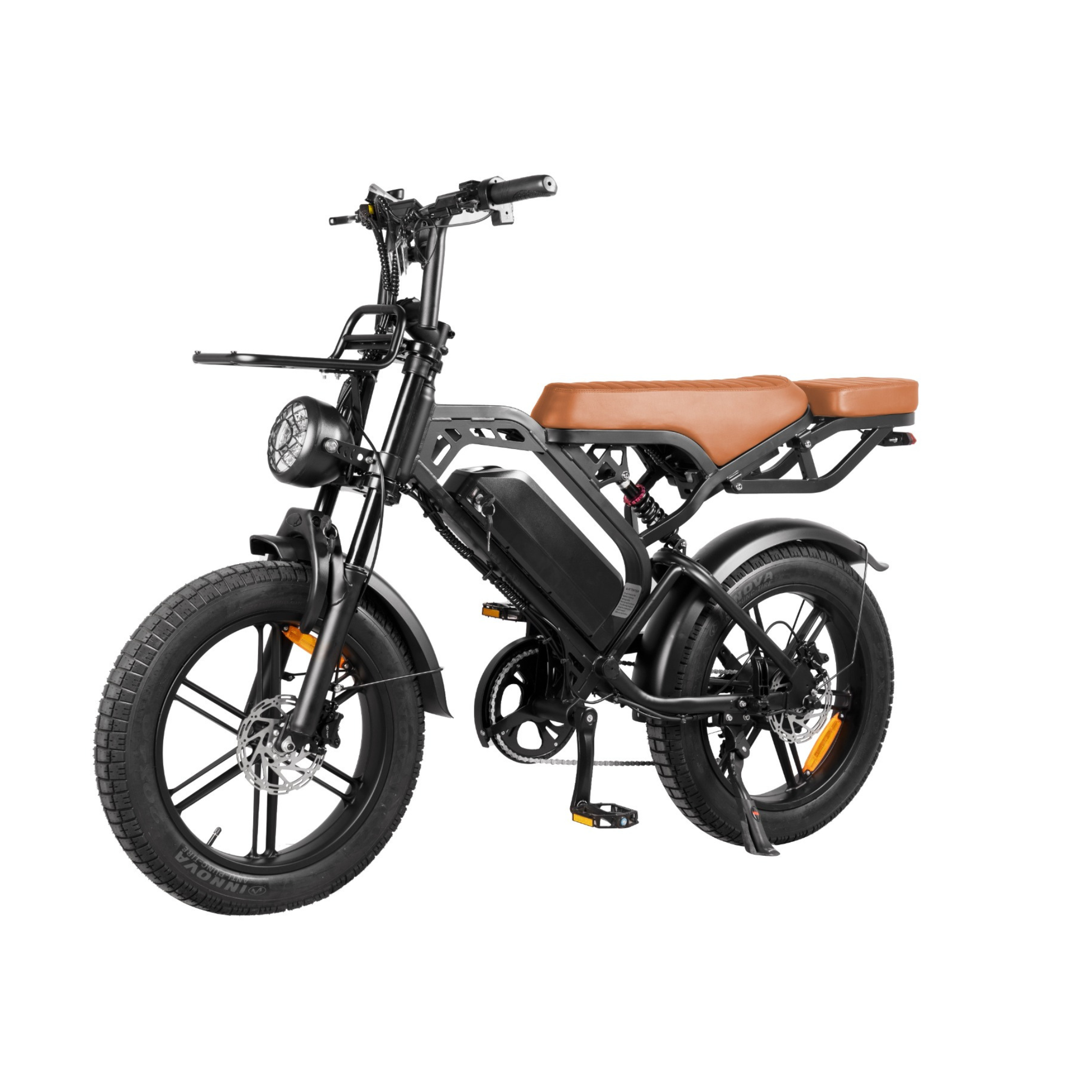 Ride longer with this E-Bike, featuring a durable battery and 500W motor for a smooth 60 km range, perfect for daily use.