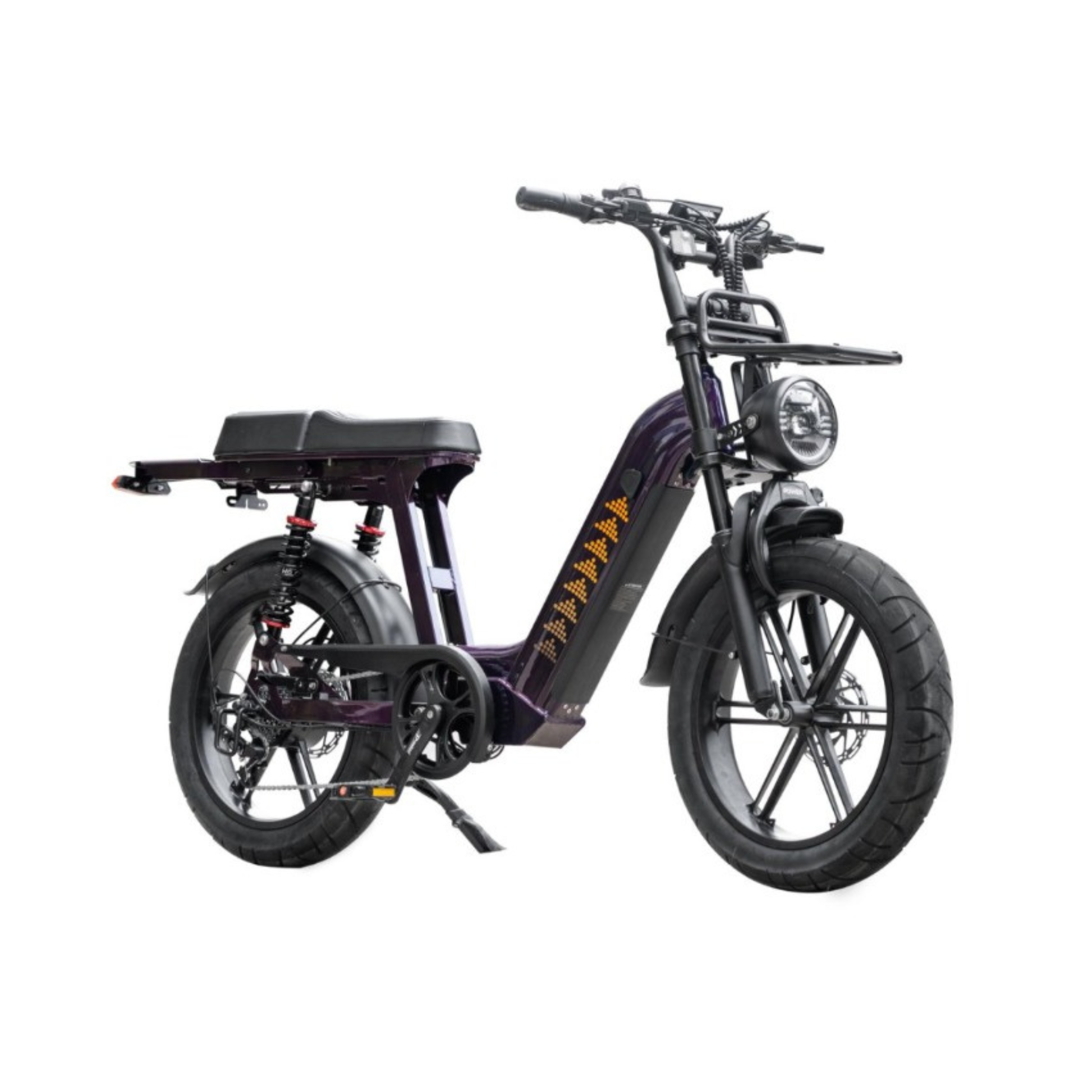 AU-certified removable 48V battery of the D50 Step-Through electric bike.
