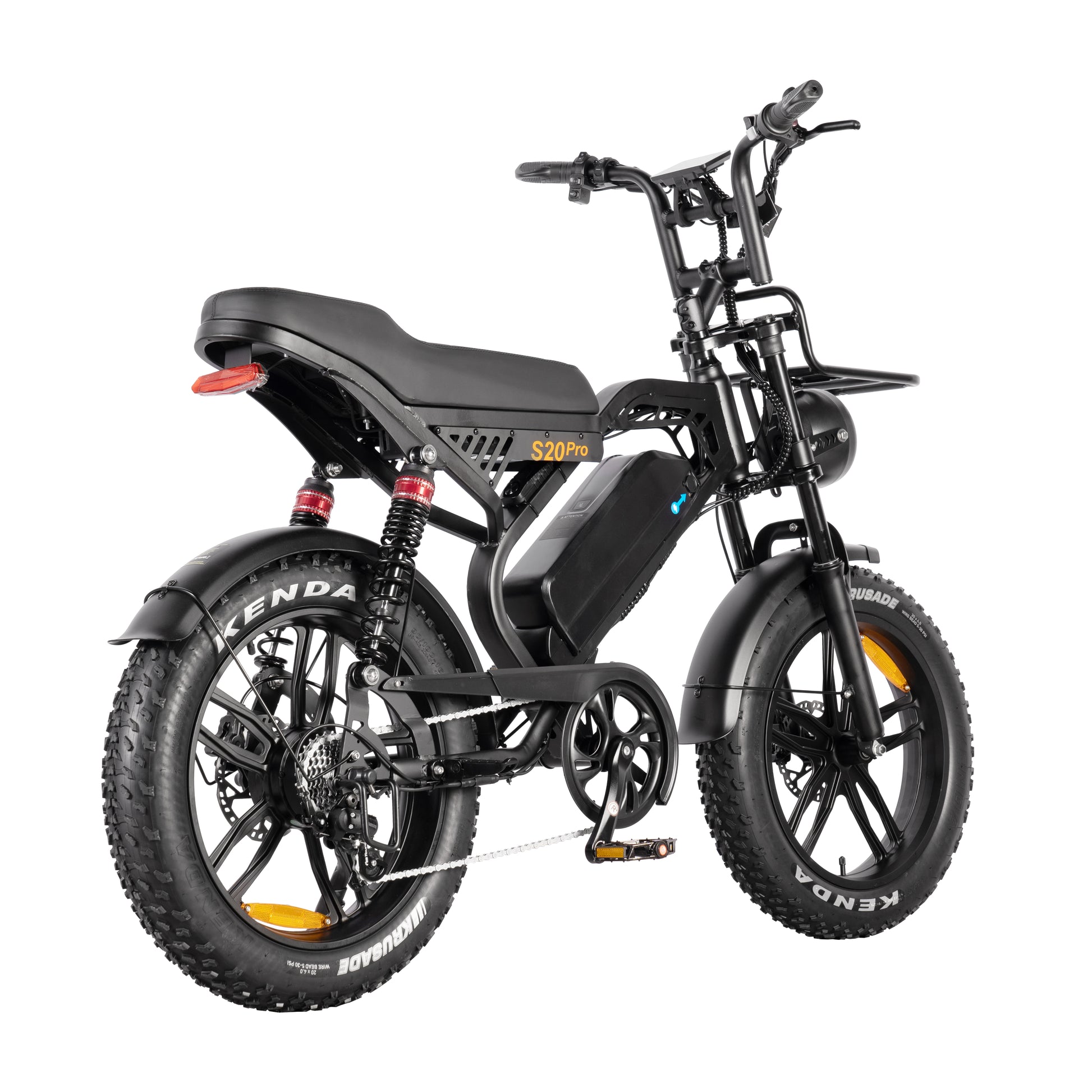 Electric motor of a fat tyre bike built for off-road exploration and everyday commuting.